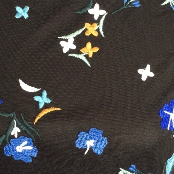 🎉 SALE Du Jour Embroidered Tulle Top - Picture 2 of 9